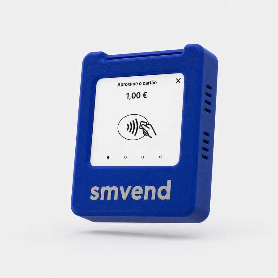 SumUp Solo in SmVend case, Blue